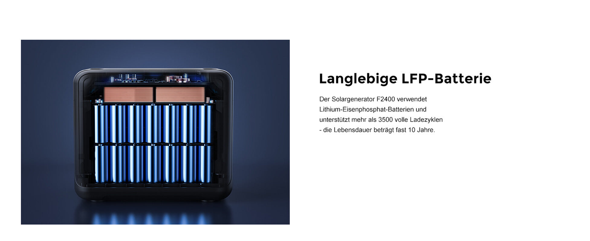 Fossibot Portátil Reino Unido-Powerstation F2400 2048Wh 2400W 4800Wpeak Generador Solar BT